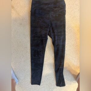 Purple/navy and black Camo Leggings